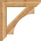 Ekena Millwork Westlake Slat Rough Sawn Bracket w/ Offset Brace, Western Red Cedar, 8"W x 38"D x 38"H BKT0806X38X38WTL06RWR - alternate 2